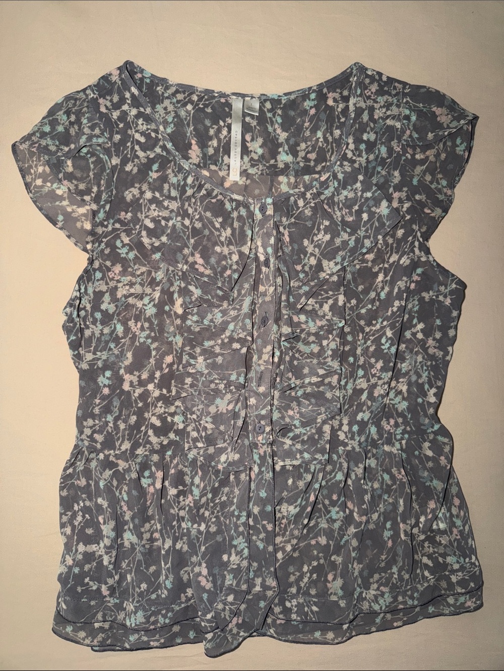 LC Lauren Conrad Floral Blouse